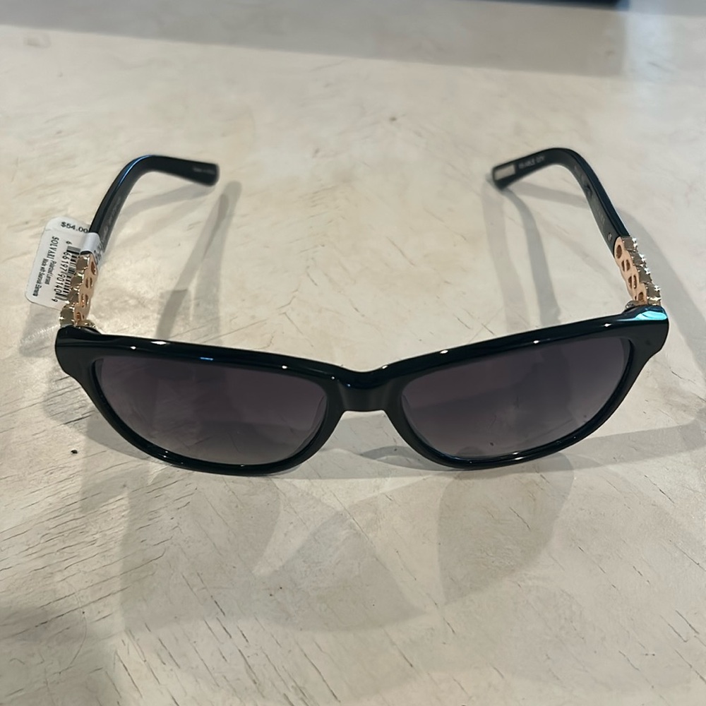 Solvari Sophia Black D49 RX-Able Sunglasses NWT